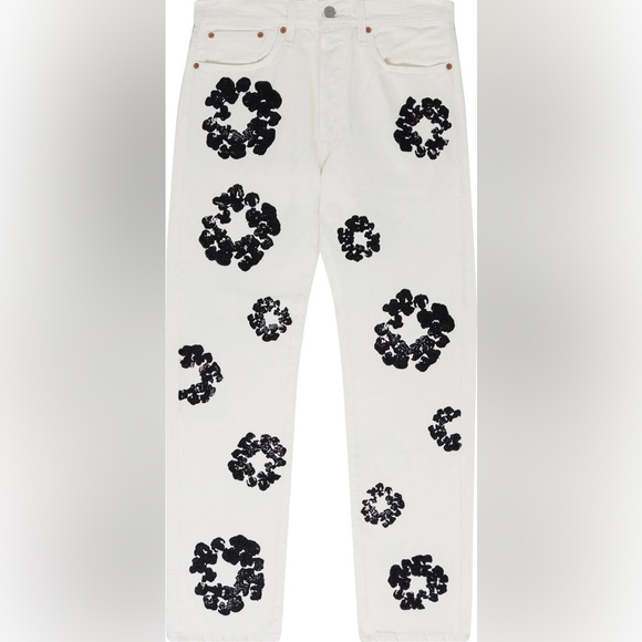 Denim Tear white pant authentic